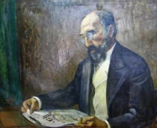 İbrahim Çallı - Osman Hamdi Portresi