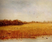 Şeker Ahmet Paşa - Manzara, 1876, Yağlıboya, 43x60