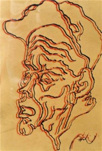 Abidin Dino - Maraba, Çini Mürekkebi, 32x22