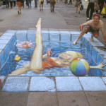 Julian Beever swim-i